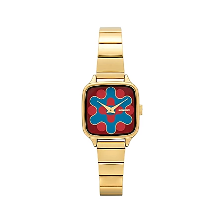 Годинник KOMONO Kate Aurora Trak Gold Maroon Blue KOM-W4470
