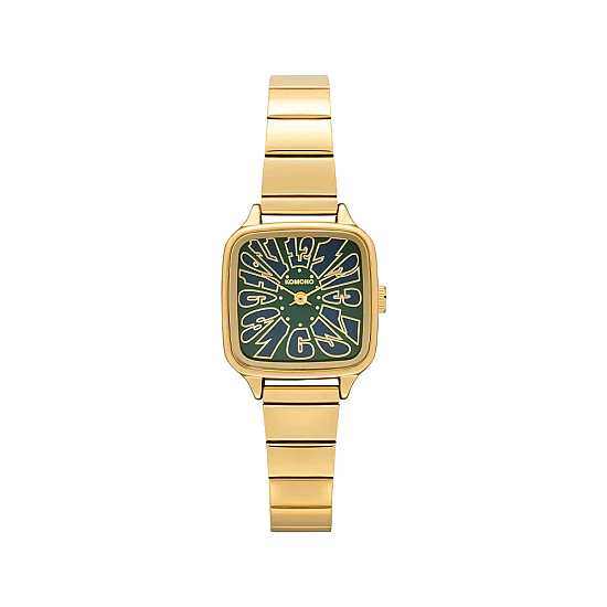 Годинник KOMONO Kate Flower Trak Gold Green KOM-W4530 Годинник KOMONO Kate Flower Trak Gold Green KOM-W4530