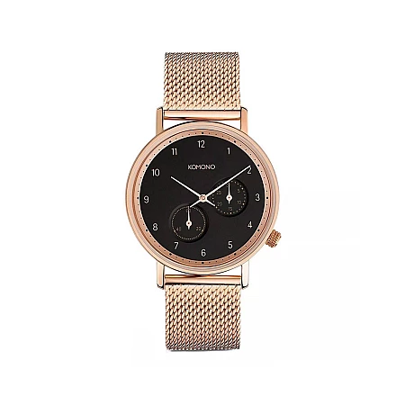 Годинник KOMONO Walther Rose Gold Mesh