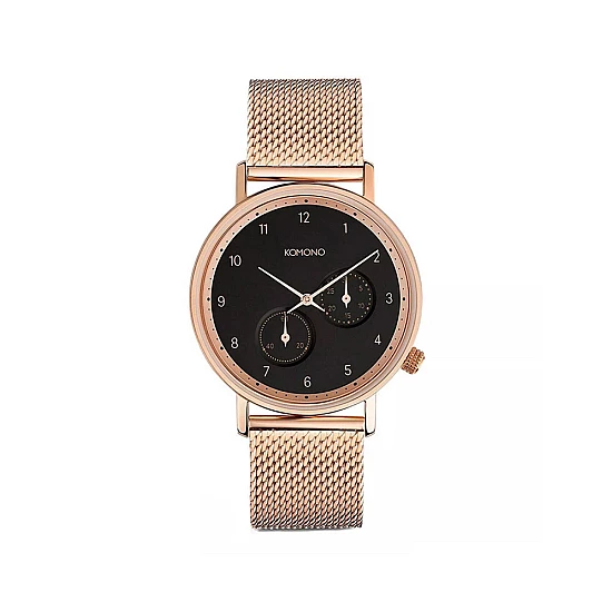 Годинник KOMONO Walther Rose Gold Mesh Годинник KOMONO Walther Rose Gold Mesh