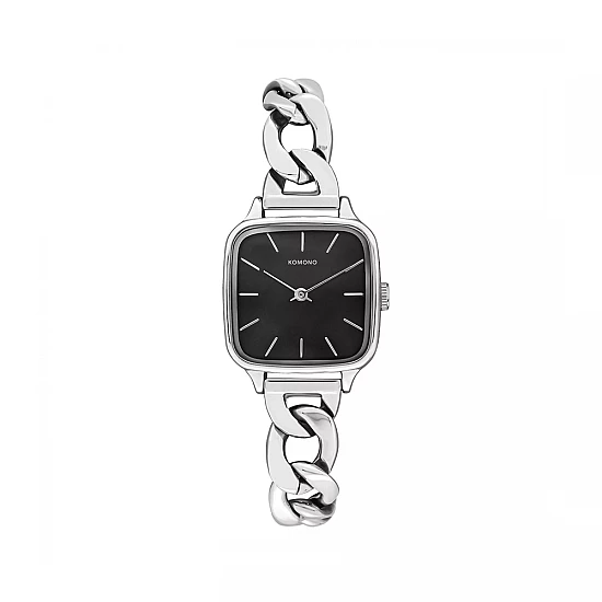 Годинник Komono Kate Revolt Silver Black Годинник Komono Kate Revolt Silver Black