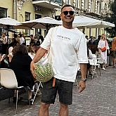 T-shirt LUTTA LUTE pink man T-shirt LUTTA LUTE pink man