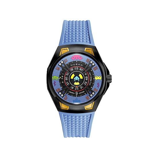 Годинник NUBEO OAO AUTOMATIC SPACE INVADERS LIMITED EDITION NB-6099-SI-03 Годинник NUBEO OAO AUTOMATIC SPACE INVADERS LIMITED EDITION NB-6099-SI-03