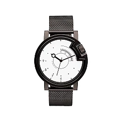 WATCH RIDER1991 RW01 WHITE BLACK MS/BL
