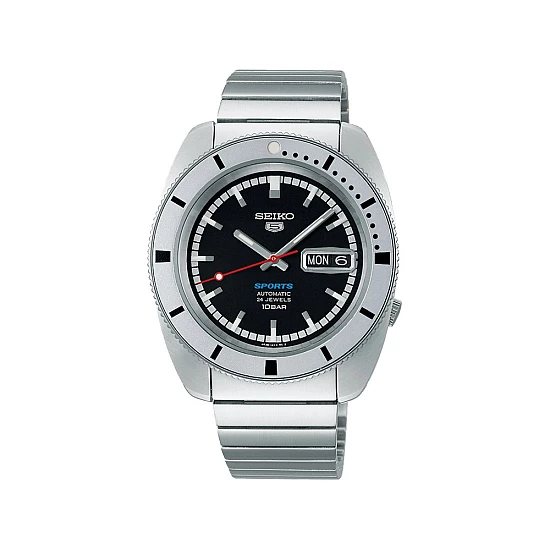 Годинник SEIKO 5 SPORTS PEPPER BLACK 1968 RE-CREATION LIMITED EDITION SRPL05K1 Годинник SEIKO 5 SPORTS PEPPER BLACK 1968 RE-CREATION LIMITED EDITION SRPL05K1