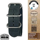 Ремінець BERTUCCI 7/8 - 22mm - DuraForm Slate Black Horween Leather Band w/matte hardware Ремінець BERTUCCI 7/8 - 22mm - DuraForm Slate Black Horween Leather Band w/matte hardware