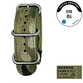 Ремінець BERTUCCI 7/8 - 22 mm C-Type 2-Ply Camo Webbing - Multicam Ремінець BERTUCCI 7/8 - 22 mm C-Type 2-Ply Camo Webbing - Multicam