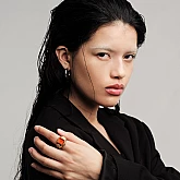 Годинник каблучка BREDA Nocturne Time Ring Deep Gold/Flame 1755C Годинник каблучка BREDA Nocturne Time Ring Deep Gold/Flame 1755C