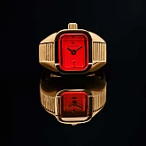 Годинник каблучка BREDA Nocturne Time Ring Deep Gold/Flame 1755C Годинник каблучка BREDA Nocturne Time Ring Deep Gold/Flame 1755C