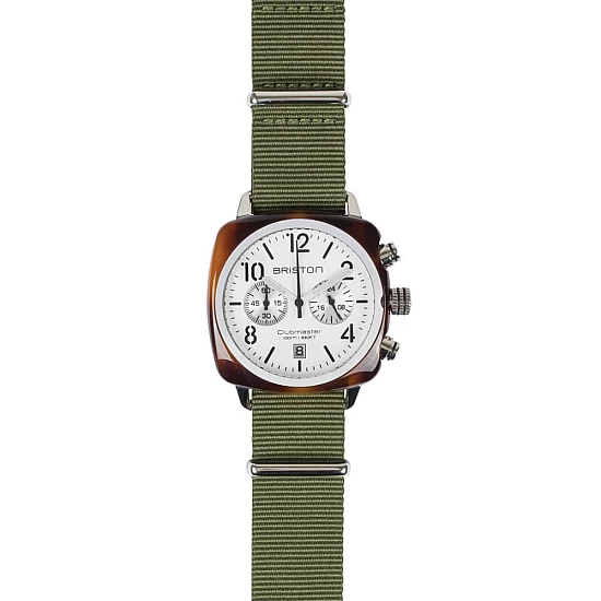 Годинник BRISTON Clubmaster Chrono date 40 TORTOISE Годинник BRISTON Clubmaster Chrono date 40 TORTOISE
