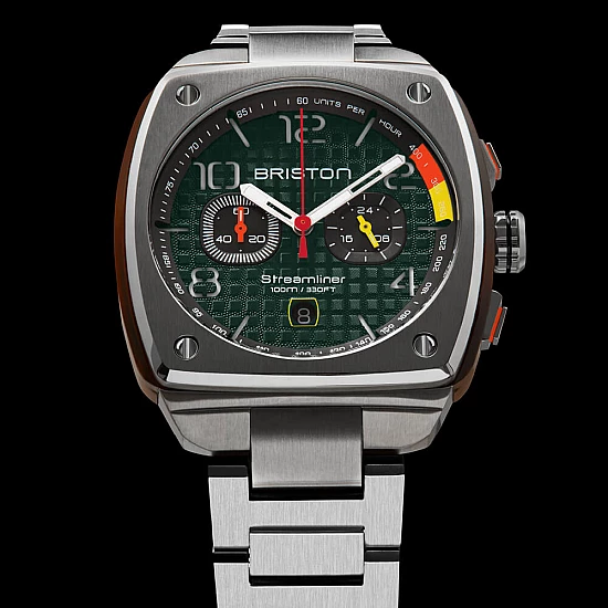 Годинник BRISTON STREAMLINER URBAN CHRONOOS21 TORTOISE Годинник BRISTON STREAMLINER URBAN CHRONOOS21 TORTOISE