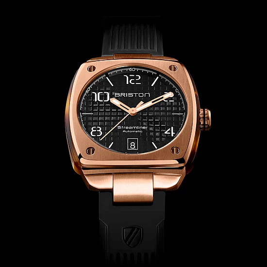 Годинник BRISTON STREAMLINER URBAN AUTO PINK GOLD&ACETATE Годинник BRISTON STREAMLINER URBAN AUTO PINK GOLD&ACETATE