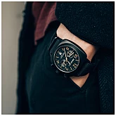Годинник BRISTON Clubmaster Chrono date Black PVD steel 40 BLACK Годинник BRISTON Clubmaster Chrono date Black PVD steel 40 BLACK