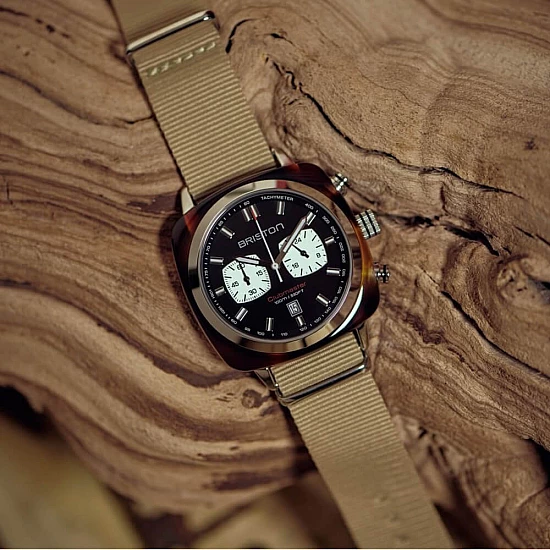 Годинник BRISTON Clubmaster Chrono date SPORT 42 TORTOISE Годинник BRISTON Clubmaster Chrono date SPORT 42 TORTOISE