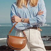 Годинник BRISTON STREAMLINER KENNEDY HM 30 SS TORTOISE ACETATE WHITE