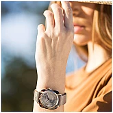 Годинник BRISTON Clubmaster HM Steel 36 GREY TORTOISE acetate Taupe sunray dial Годинник BRISTON Clubmaster HM Steel 36 GREY TORTOISE acetate Taupe sunray dial