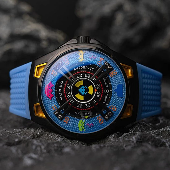 Годинник NUBEO OAO AUTOMATIC SPACE INVADERS LIMITED EDITION NB-6099-SI-03 Годинник NUBEO OAO AUTOMATIC SPACE INVADERS LIMITED EDITION NB-6099-SI-03