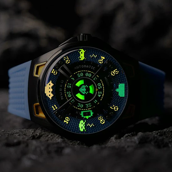 Годинник NUBEO OAO AUTOMATIC SPACE INVADERS LIMITED EDITION NB-6099-SI-03 Годинник NUBEO OAO AUTOMATIC SPACE INVADERS LIMITED EDITION NB-6099-SI-03