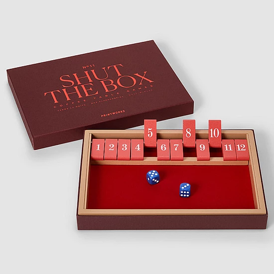 Настільна гра PRINTWORKS Shut the Box Настільна гра PRINTWORKS Shut the Box