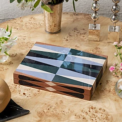 Нарди PRINTWORKS Lacquered Backgammon