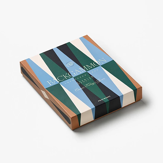 Нарди PRINTWORKS Lacquered Backgammon Нарди PRINTWORKS Lacquered Backgammon