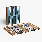 Нарди PRINTWORKS Lacquered Backgammon Нарди PRINTWORKS Lacquered Backgammon