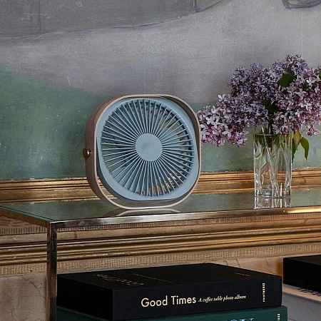 Вентилятор PRINTWORKS Fantastic Wood, Dusty Blue