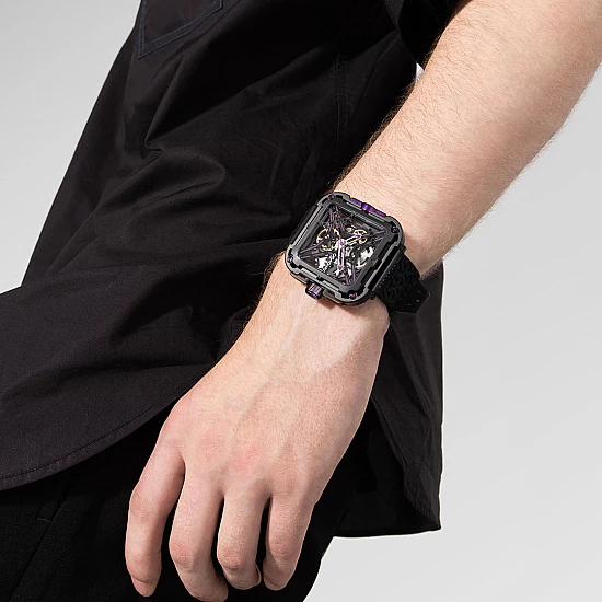 Годинник CIGA DESIGN X Series-BOOK BOX Neon Purple Годинник CIGA DESIGN X Series-BOOK BOX Neon Purple