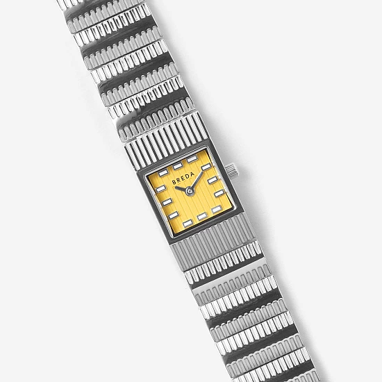 Годинник Breda Groove Silver Canary 1749B Годинник Breda Groove Silver Canary 1749B