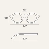 Окуляри OCHIS Round Gray
