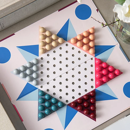Китайські шашки PRINTWORKS Play - Chinese Checkers Китайські шашки PRINTWORKS Play - Chinese Checkers