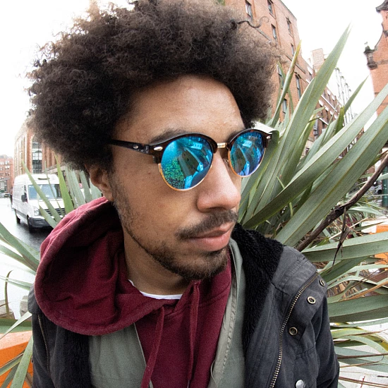Eyewear CHPO Casper Ii Turtle Brown Blue Mirror Eyewear CHPO Casper Ii Turtle Brown Blue Mirror
