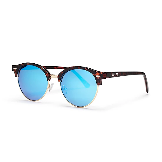 Eyewear CHPO Casper Ii Turtle Brown Blue Mirror Eyewear CHPO Casper Ii Turtle Brown Blue Mirror