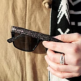 Eyewear CHPO Stitch N Stones Black Glitter Black Eyewear CHPO Stitch N Stones Black Glitter Black