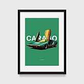 Постер Lobodiuchenko Illustration Alfa Romeo Carabo concept Постер Lobodiuchenko Illustration Alfa Romeo Carabo concept