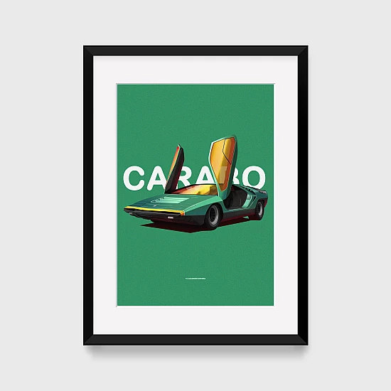 Постер Lobodiuchenko Illustration Alfa Romeo Carabo concept Постер Lobodiuchenko Illustration Alfa Romeo Carabo concept