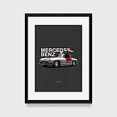 Постер Lobodiuchenko Illustration Mercedes-Benz 300 SL Постер Lobodiuchenko Illustration Mercedes-Benz 300 SL