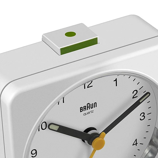 Годинник Braun BC03 Classic Analogue Alarm Clock - White Годинник Braun BC03 Classic Analogue Alarm Clock - White