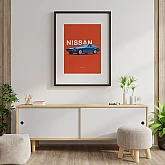 Постер Lobodiuchenko Illustration Nissan 240z Постер Lobodiuchenko Illustration Nissan 240z