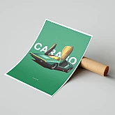 Постер Lobodiuchenko Illustration Alfa Romeo Carabo concept Постер Lobodiuchenko Illustration Alfa Romeo Carabo concept
