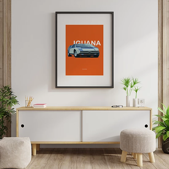 Постер Lobodiuchenko Illustration Alfa Romeo 33 Italdesign Iguana Постер Lobodiuchenko Illustration Alfa Romeo 33 Italdesign Iguana