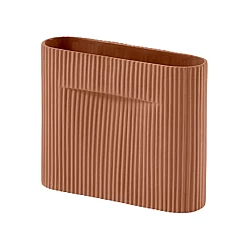 Ваза Muuto Ridge Vase Terracotta 16,5 cm