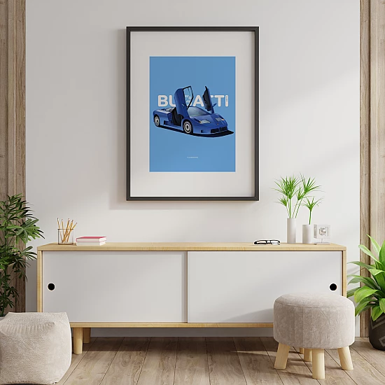 Постер Lobodiuchenko Illustration Bugatti EB110 Постер Lobodiuchenko Illustration Bugatti EB110