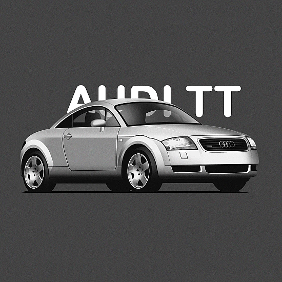 Постер Lobodiuchenko Illustration Audi TT Постер Lobodiuchenko Illustration Audi TT