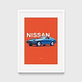 Постер Lobodiuchenko Illustration Nissan 240z Постер Lobodiuchenko Illustration Nissan 240z