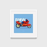 Постер Lobodiuchenko Illustration BMW K1 Постер Lobodiuchenko Illustration BMW K1