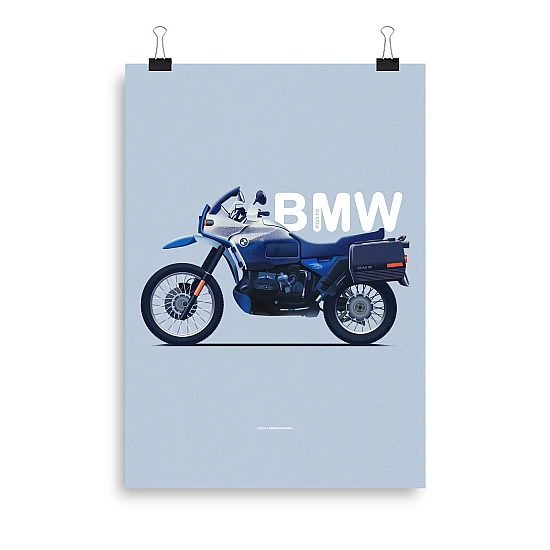 Постер Lobodiuchenko Illustration BMW R100 PD Постер Lobodiuchenko Illustration BMW R100 PD