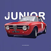 Постер Lobodiuchenko Illustration Alfa Romeo Junior Постер Lobodiuchenko Illustration Alfa Romeo Junior