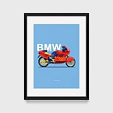 Постер Lobodiuchenko Illustration BMW K1 Постер Lobodiuchenko Illustration BMW K1