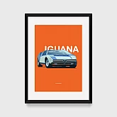 Постер Lobodiuchenko Illustration Alfa Romeo 33 Italdesign Iguana Постер Lobodiuchenko Illustration Alfa Romeo 33 Italdesign Iguana